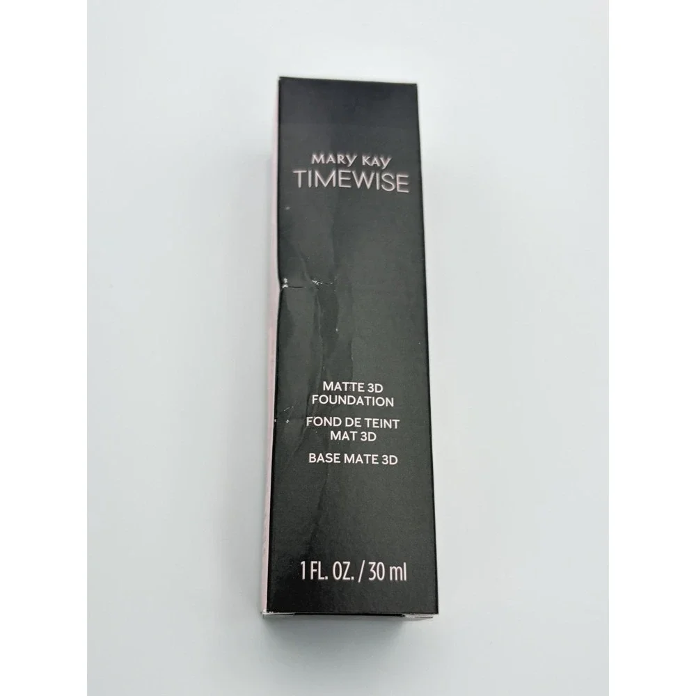 Mary Kay TimeWise Matte 3D Foundation Ivory C 110 Combo to Oily Skin 1oz NIB